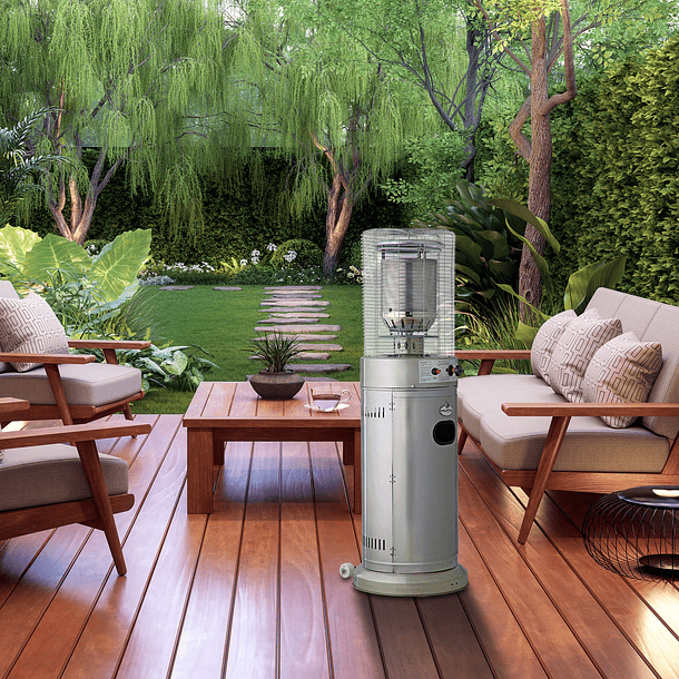 Estufa Segunda Seleccion a Gas Exterior Terraza CILDRO LW Inox 1,35 metros 5