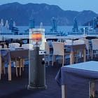 Estufa  Segunda Seleccion a Gas Exterior Terraza CILDRO LW Negra 1,35 metros 6