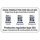 Estufa  Segunda Seleccion a Gas Exterior Terraza CILDRO LW Negra 1,35 metros 10