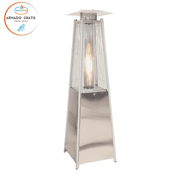 Estufa Segunda Seleccion a Gas Exterior Terraza OBELISK LW Inox 1,8 metros 4
