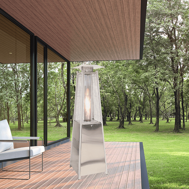 Estufa Segunda Seleccion a Gas Exterior Terraza OBELISK LW Inox 1,8 metros 5