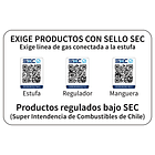 Estufa Segunda Seleccion a Gas  Exterior Terraza OBELISK LW Negro 1,8 metros 6