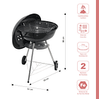 Parrilla a Carbón Kentucky Black 2