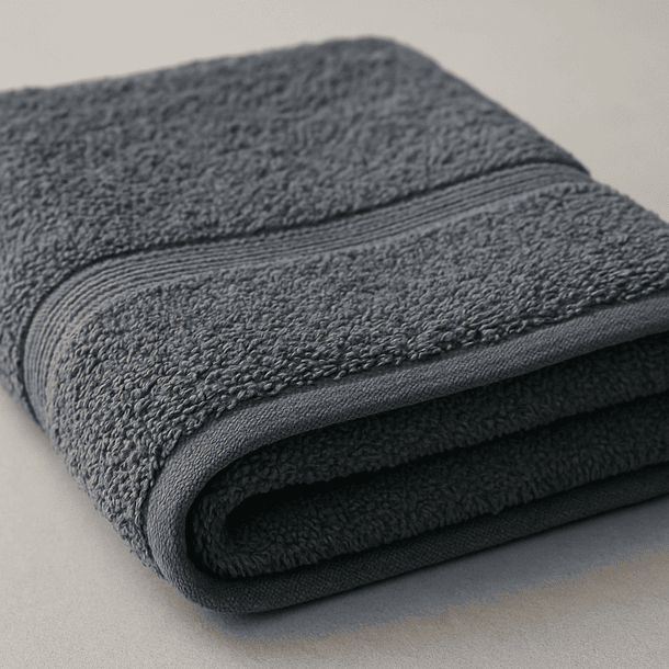 Toalla de Mano Visita 350 Gramos Algodón Egipcio Gris Pizarra 1