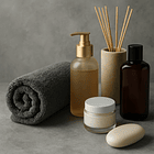 Toalla de Mano Visita 350 Gramos Algodón Egipcio Gris Pizarra 4