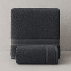 Juego Toallas Algodón Egipcio 1 Mano y 2 Mano Visita Gris Pizarra 3