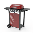 Set Parrilla Electrica 2 Quemadores Manhattan Red + Funda XS 4