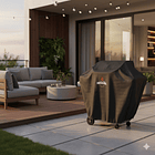 Set Parrilla Exterior Electrica E2B California Black + Funda 7