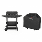 Set Parrilla Exterior Electrica E2B Boston Black con Carro + Funda S 1