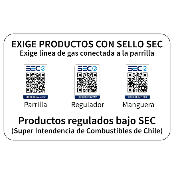 Parrilla Segunda Seleccion a Gas 6 Quemadores Texas Black 4