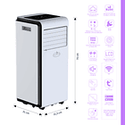 Aire Acondicionado Segunda Seleccion Portátil FRIO-CALOR Wifi 9000 BTU ꓘÖLD 9wf PRO White 2