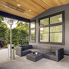 Estufa Segunda Sleccion a Gas Exterior Terraza SETAX Inox 12