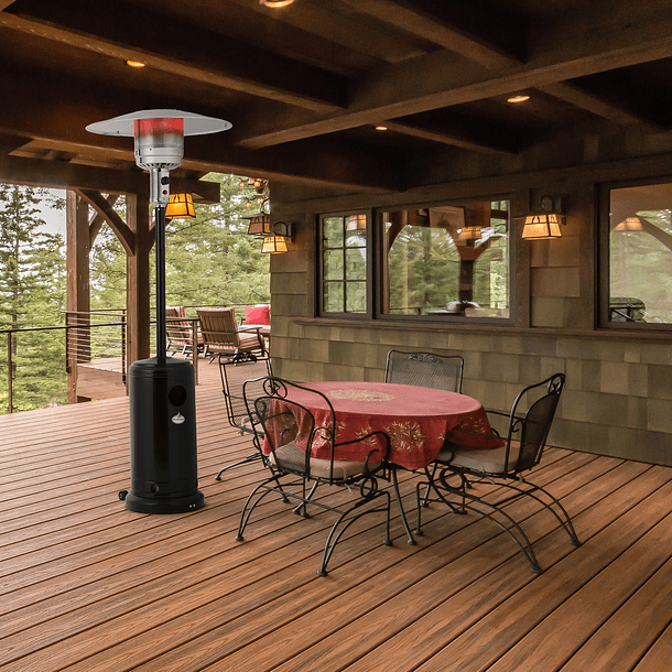 Estufa Segunda Seleccion a Gas Exterior Terraza SETAX Negra 12