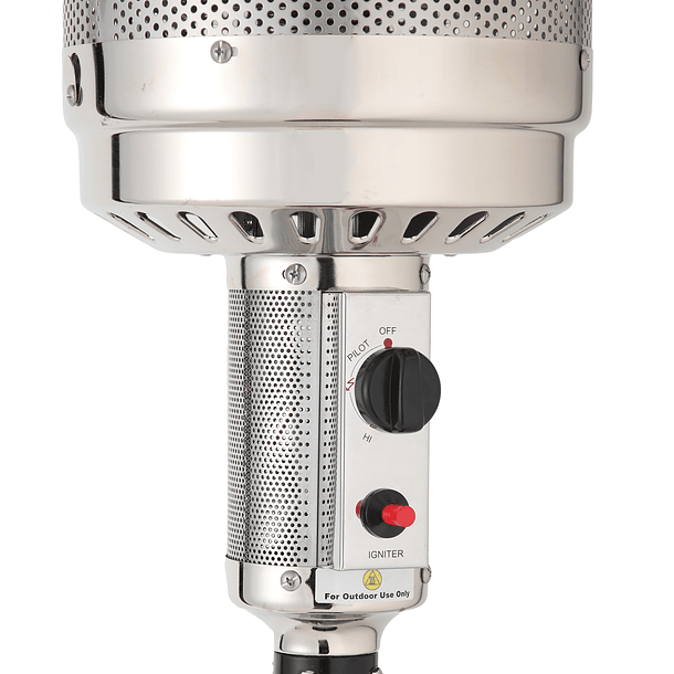 Estufa Segunda Seleccion a Gas Exterior Terraza SETAX Negra 3