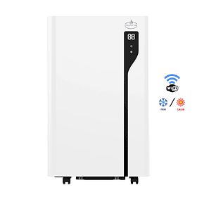 Aire Acondicionado Segunda Selección Portátil FRIO-CALOR Wifi 12000 BTU ꓘÖLD 12wf PRO White