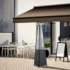 Estufa Segunda Seleccion a Gas  Exterior Terraza OBELISK Rattan 3