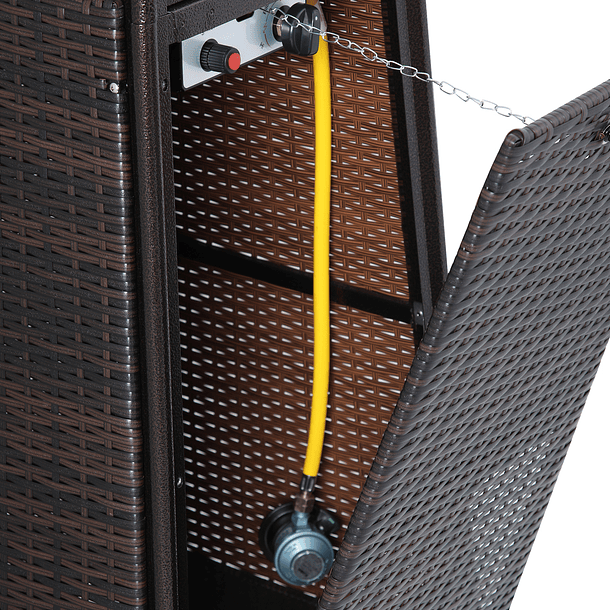 Estufa Segunda Seleccion a Gas  Exterior Terraza OBELISK Rattan 5