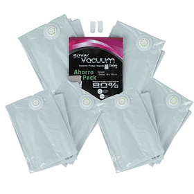 Pack Ahorro 6  Bolsas Ahorra Espacio SVB 80 x 100 cm