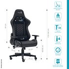 Silla Gamer Shooter Negro /Gris 2
