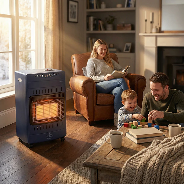 Estufa a Gas Interior 3 Placas VÄЯME Pro Blue 8