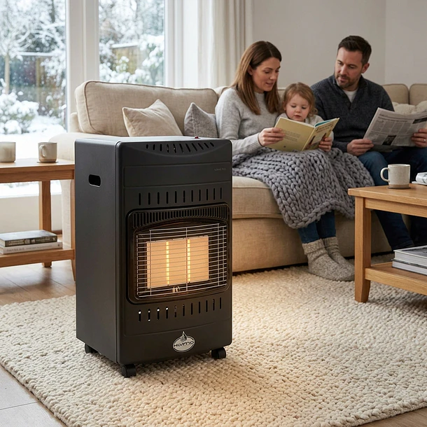 Estufa Segunda Seleccion a Gas 15 Kg 4,2 Kw VARME PRO Black 8