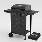 Set Parrilla Gas 2 Quemadores Vermont Black + Funda XS 4