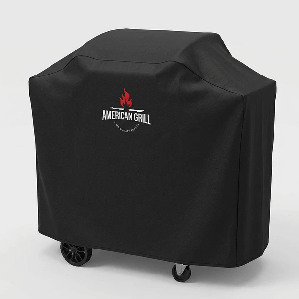 Set Parrilla Gas 2 Quemadores Vermont Black + Funda XS 5