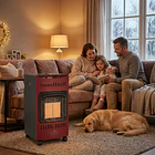 Estufa a Gas Interior 5 Kg 2,8 Kw VARME  Red 7
