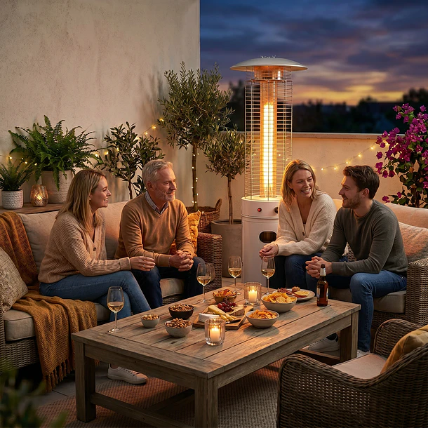 Estufa a Gas Exterior TUB White 5