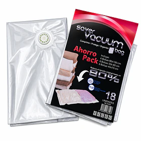 Pack Ahorro 18 Bolsas Ahorra Espacio SVB