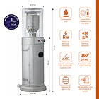 Estufa Segunda Seleccion a Gas Exterior Terraza CILDRO LW Inox 1,35 metros 2