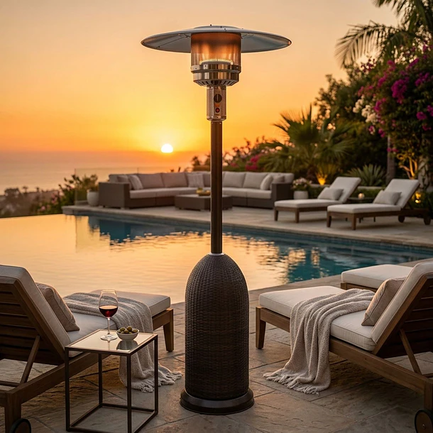 Estufa a Gas Exterior SETAX Rattan BLT 2