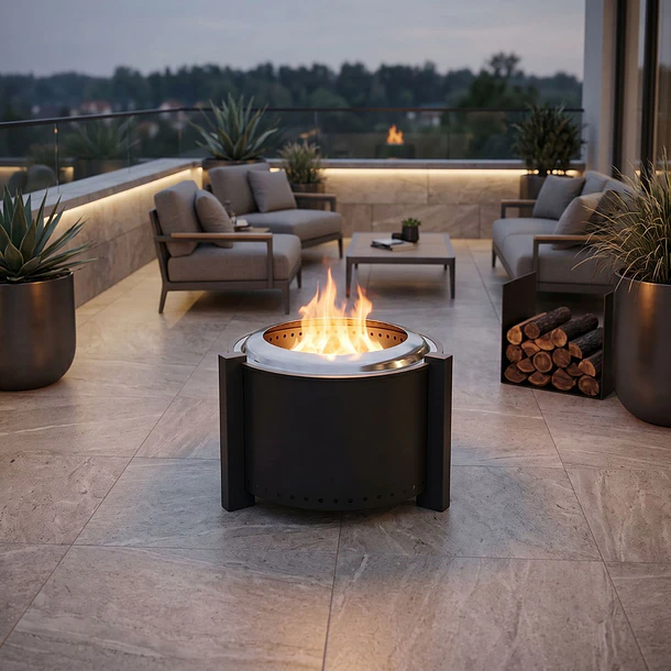 Fogon Brasero exterior PATAGON Black 2