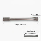 Quemador Tubular Universal   36,5 x 3,5 x 2,5 cm American Grill 4