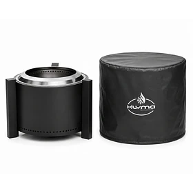 Fogon Brasero Sin Humo 65cm PATAGON Black + Funda