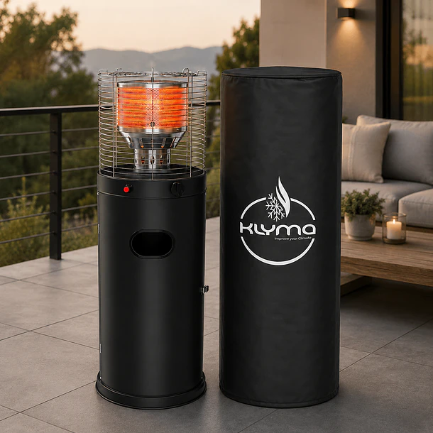 Estufa a Gas Exterior CILDRO LW  Black  E106  + Funda 6