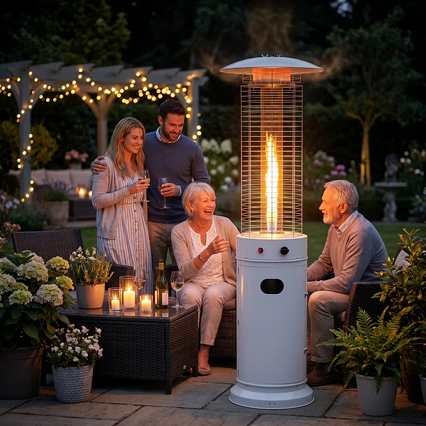 Estufa a Gas Exterior TUB Inox/W Terraza Patio Jardin 7