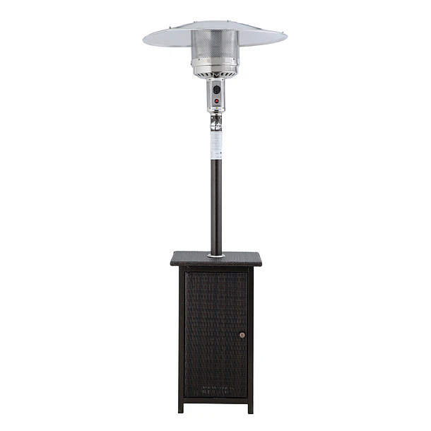 Estufa a Gas Exterior SETAX Rattan + Funda 5
