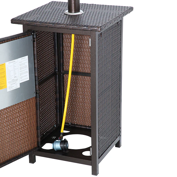 Estufa a Gas Exterior Terraza SETAX Rattan 5