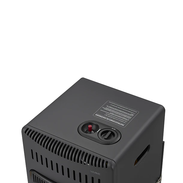 Estufa Segunda Seleccion a Gas Interior 5 Kg 2,8 Kw VARME Black 5