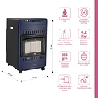 Estufa Segunda Seleccion a Gas Interior 15 Kg 4,2 Kw VARME PRO Blue 2