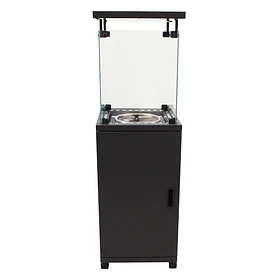 Estufa a Gas Exterior VULKAN Black Terraza Patio Jardin