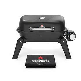 Parrilla Exterior -Interior Eléctrica E1B Aspen Black + Funda EXS 