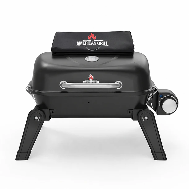 Parrilla Exterior -Interior Eléctrica E1B Aspen Black + Funda EXS  3