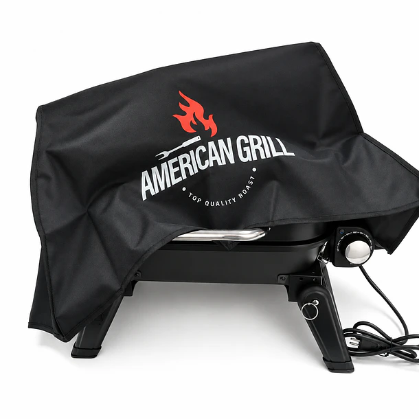 Parrilla Exterior -Interior Eléctrica E1B Aspen Black + Funda EXS  6