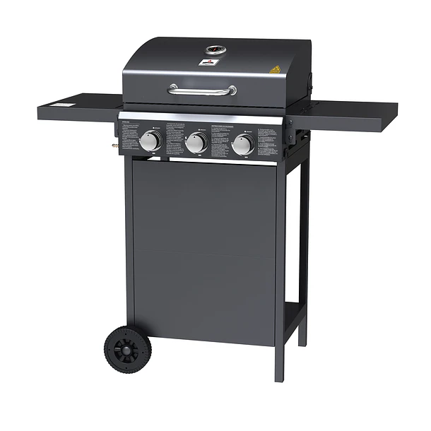 Parrilla Gas Phoenix 3B Black 4