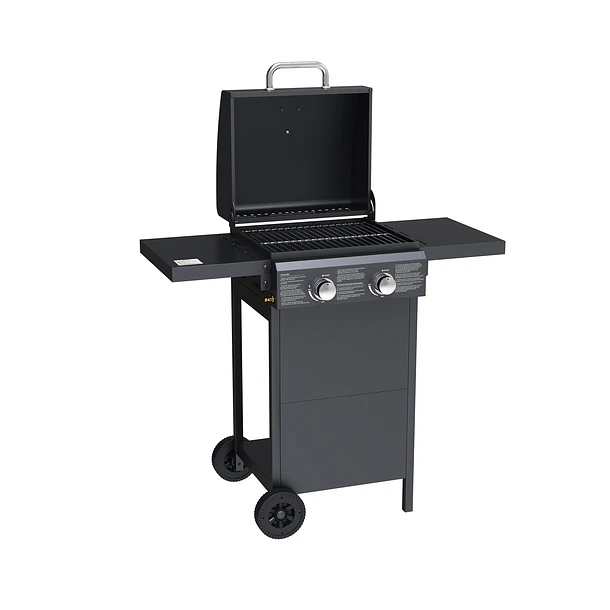 Parrilla Gas Dallas 2B Black + Funda XS 8