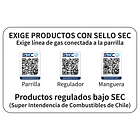 Parrilla Gas Dallas 2B Black + Funda XS 13