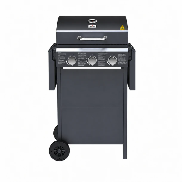 Parrilla Gas Phoenix 3B Black + Funda XS 7