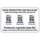 Parrilla Gas Phoenix 3B Black + Funda XS 13